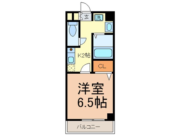 万宝マンションの物件間取画像